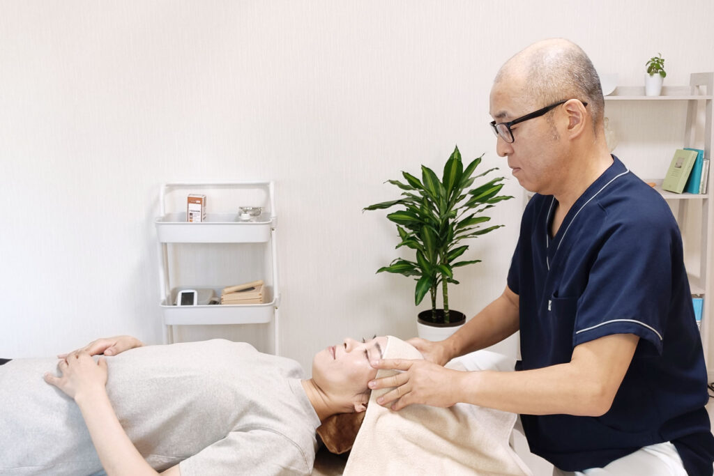 マッサージの様子